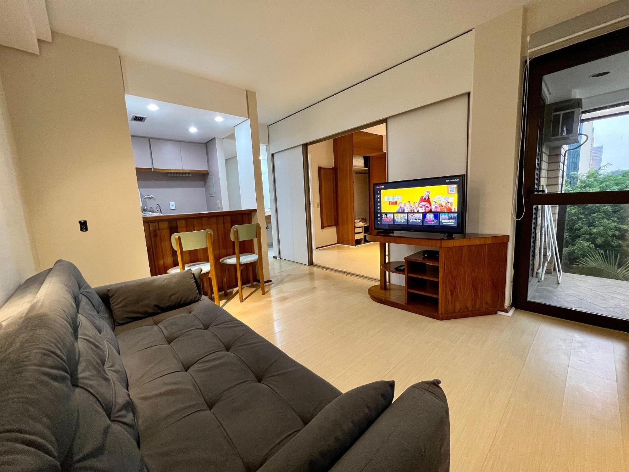 Apartamento Flat Qi Ibirapuera Internet, Garagem E Arrumacao *